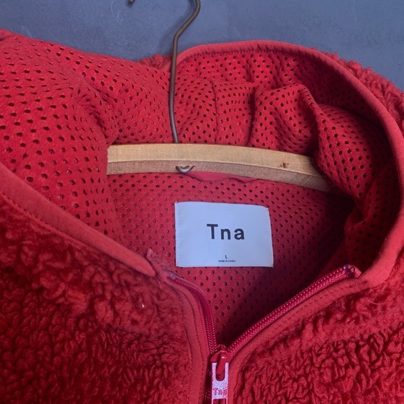 TNA teddy jacket with hood - Picture 4 of 5